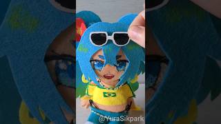 Cómo hacer una muñeca de Miku x Brasil con fieltro vocaloid brasil diy handmade spedup [upl. by Nevai]