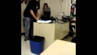 Student Freaks Out and Breaks Teachers Monitor [upl. by Yelyak]