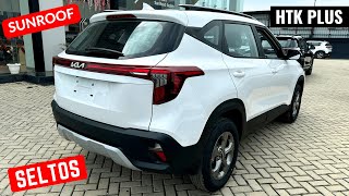 2023 Kia Seltos HTK Plus Model  BIG Sunroof Alloys Features Interiors Price  Kia Seltos HTK [upl. by Maritsa185]