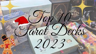 Top 10 Tarot Decks of 2023 💫🔮✨️ [upl. by Boot]