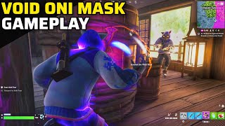 Fortnite C6S1  Void Oni Mask Funny Teleport Gameplay [upl. by Aicnelev]