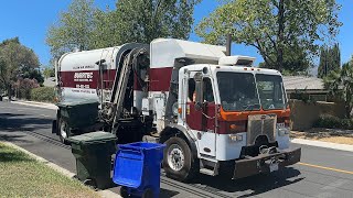 Fast Pete 320 Amrep Garbage Truck on Greenwaste [upl. by Oruhtra]