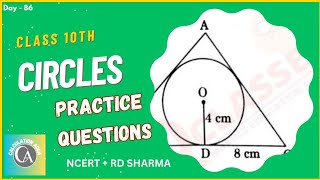 Q12  Circles  NCERT  10TH  Maths  Sachin [upl. by Ermanno]