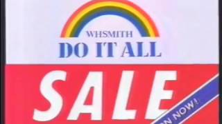 WH Smith Do It All Sale Advert 1989 [upl. by Ecinhoj]