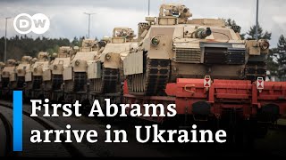 What is the significance of the Abrams tanks arriving in Ukraine  DW News [upl. by Esalb401]