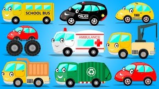 Street Vehicles  Cars And Trucks  Learning Video for Children amp Preschoolers [upl. by Cyrillus233]