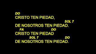 CANTOS PARA MISA  SEÑOR TEN PIEDAD 4  LETRA Y ACORDES [upl. by Analram813]