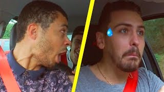 4 YOUTUBEURS SEMBROUILLENT EN VOITURE Feat VodK Mahdi Ba YouTunes [upl. by Sikleb]