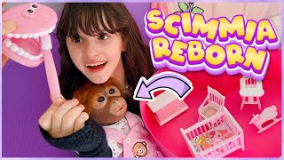 Unboxing Temu con Reborn Scimmia gioco dentista e mini cameretta [upl. by Opal]