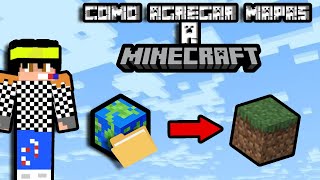 como descargar mapas a tu minecraft facil [upl. by Eichman]