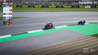 Race Moto2 Silverstone BritishGP 2024 [upl. by Odrahcir582]