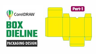 Box Dieline in CorelDraw  Packing Design [upl. by Suiddaht]