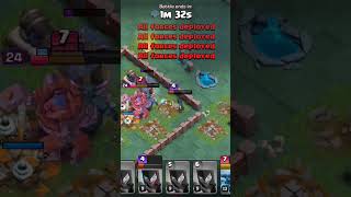 Builder base attack clashofclans coc montage [upl. by Zitah464]