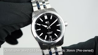 Christopher Ward C63 Sealander Automatic 36mm Preowned [upl. by Safier145]