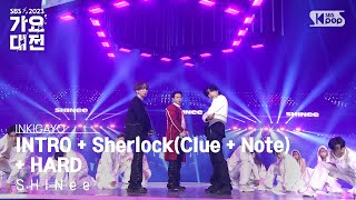 SHINee 샤이니  INTRO  Sherlock Clue  Note셜록  HARD 가요대전 GayoDaejeon 20231225 [upl. by Gui]