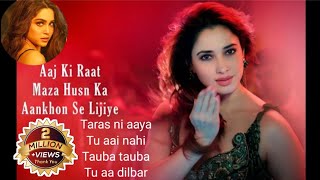 Aaj ki raatTarasTu aai nahiTauba taubaTu aja dilbar Bollywood super hit songs 2024viralsongs [upl. by Aurora]