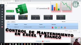 PLANTILLA CONTROL DE MANTENIMIENTO EN EXCEL 📊💯😊 [upl. by Danette]