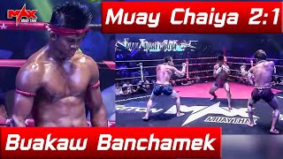 MAX 2 Pattaya  Buakaw Banchamek vs Kaolanlek amp Paosee Kawvichit [upl. by Nicolella495]