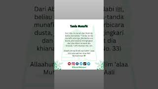 Hadis Tiga Tanda Munafik [upl. by Nivlam]