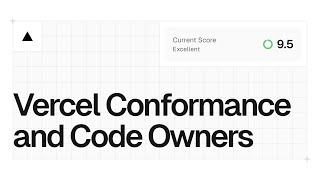 How to scale your teams with Conformance and Code Owners [upl. by Letnohc596]