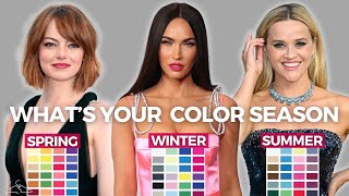 How to Find your Color Season  Seasonal Color Analysis 3 Easy Steps [upl. by Mallin]