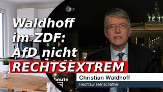 Rudert man zurück AfD nun doch nicht rechtsextrem laut ZDF [upl. by Alamat]