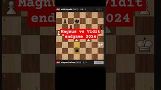 Magnus outplays Vidit in the ENDGAME  Tata Steel Chess 2024 chess chessendgame [upl. by Atirahs123]