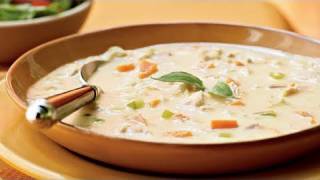 Turkey and Potato Soup with Canadian Bacon Recipe [upl. by Enos]