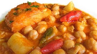 Garbanzos con Bacalao [upl. by Eninaej]