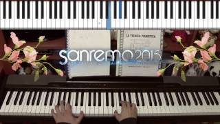 Chiara  Straordinario Sanremo 2015 piano cover by andrixbest [upl. by Netsirhk]