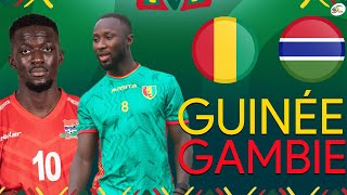 GUINÉE 🇬🇳  GAMBIE 🇬🇲 MATCH EN LIVE  CAN 2021 CAN 2022 18 EME DE FINALE [upl. by Sidwohl]