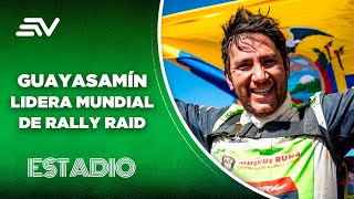 Sebastián Guayasamín sigue liderando el campeonato mundial de Rally Raid  Estadio  Ecuavisa [upl. by Astred]