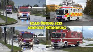 2xELW2 UG ÖEL RTK4 HORNWECHSEL uvm  ICAO ÜBUNG 2023 AIRPORT NÜRNBERG [upl. by Gebler]