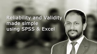 Reliability amp Validity Analysis Using SPSS amp Excel [upl. by Soulier530]