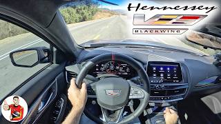 Hennessey H1000 CT5 Blackwing vs Stock POV Drive Comparison [upl. by Ardnazil]