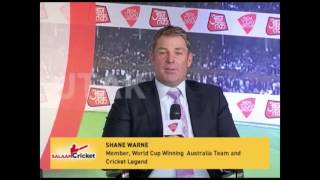 Salaam Cricket Warne On Sachin Tendulkar [upl. by Fu]