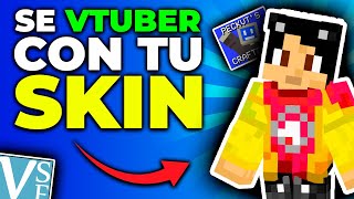 COMO CONVERTIR TU SKIN DE MINECRAFT EN VTUBER  TUTORIALES LUCHO 🤓 [upl. by Franz]