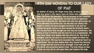 9th day of novena to Our Lady of Piat [upl. by Felipe]