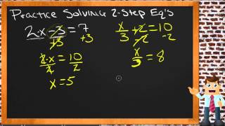 Solve TwoStep Equations An Application Algebra I [upl. by Adlog]