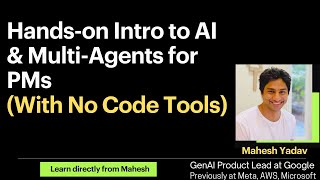 Intro to AI amp MultiAgents No Code [upl. by Aisat]