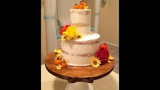 Autumn Cake Tutorial [upl. by Gracye]