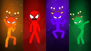 Stickman Party Minigames funny gameplay 2024 ios android [upl. by Khai]