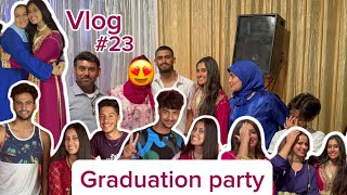 VLOG 23 gratduation PartyNour El Wiam Nainaحفلة التخرج أنا و خويانور الوئام ناينا [upl. by Aubry]