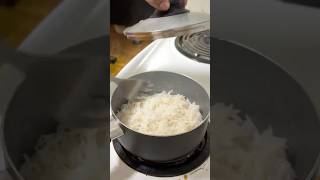 how to make basmati rice in 1015min ricecooking cooking satisfying cookedrice basmati [upl. by Peters]