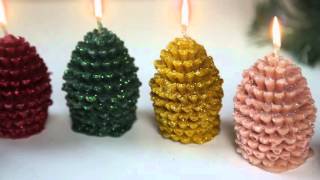 Colección de Velas Navideñas MONICANDLES 2015 [upl. by Nwhas]