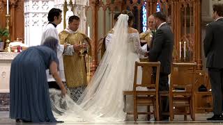 Solemn High Nuptial Latin Mass  June 22 2019  Cathedral Basilica of the Sacred Heart  Newark NJ [upl. by Fredi]