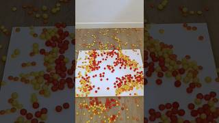 Reverse Sweets Video Oddly Satisfying Red Yellow Orange Sweet ASMR revers asmr satisfying short [upl. by Eromle]