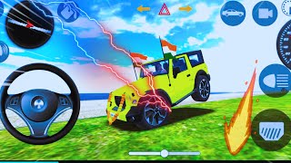 Dollar Song🔥Modified Mahindra Yellow Thar 😈 Indian Cars Simulator 3D🥵 Android Gameplaytrending [upl. by Kiersten]