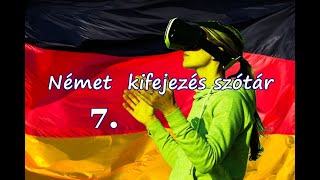 Német kifejezés szótár 7 [upl. by Grube504]