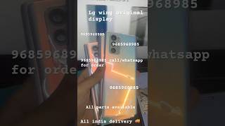 Lg wing original display price  lg wing display repair  lg wing repair lgwing shorts trending [upl. by Ainalem141]